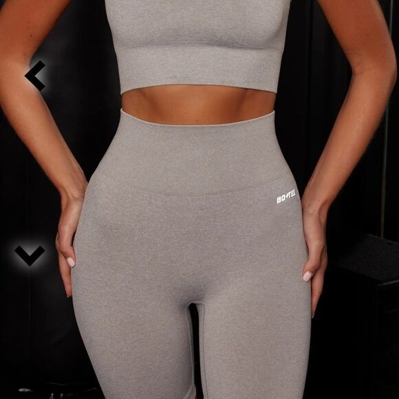 Bo+ tee FUEL SEAMLESS CYCLING SHORTS IN GREY Xs new bike short UK BRAND - Picture 7 of 12